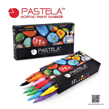 ST Pastela Metallic Acrylic Paint Marker Set Of 12 – 0.7mm