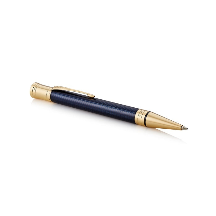 Parker Duofold Prestige Blue Chevron GT Ballpoint Pen