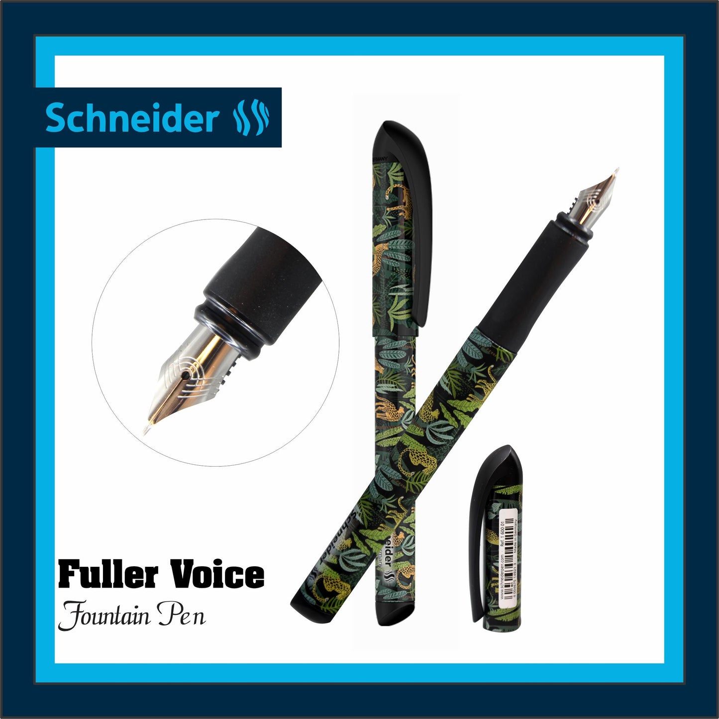 Schneider Fuller Voice Jungle Fountain Pen 1pc