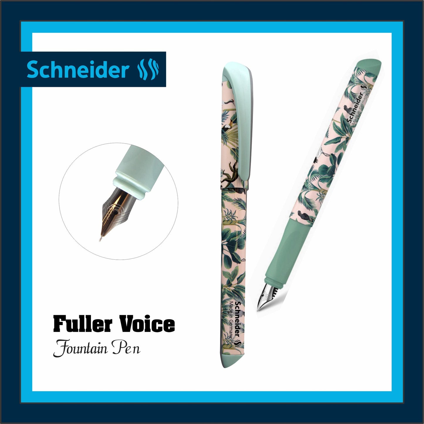 Schneider Fuller Voice Jungle Fountain Pen 1pc