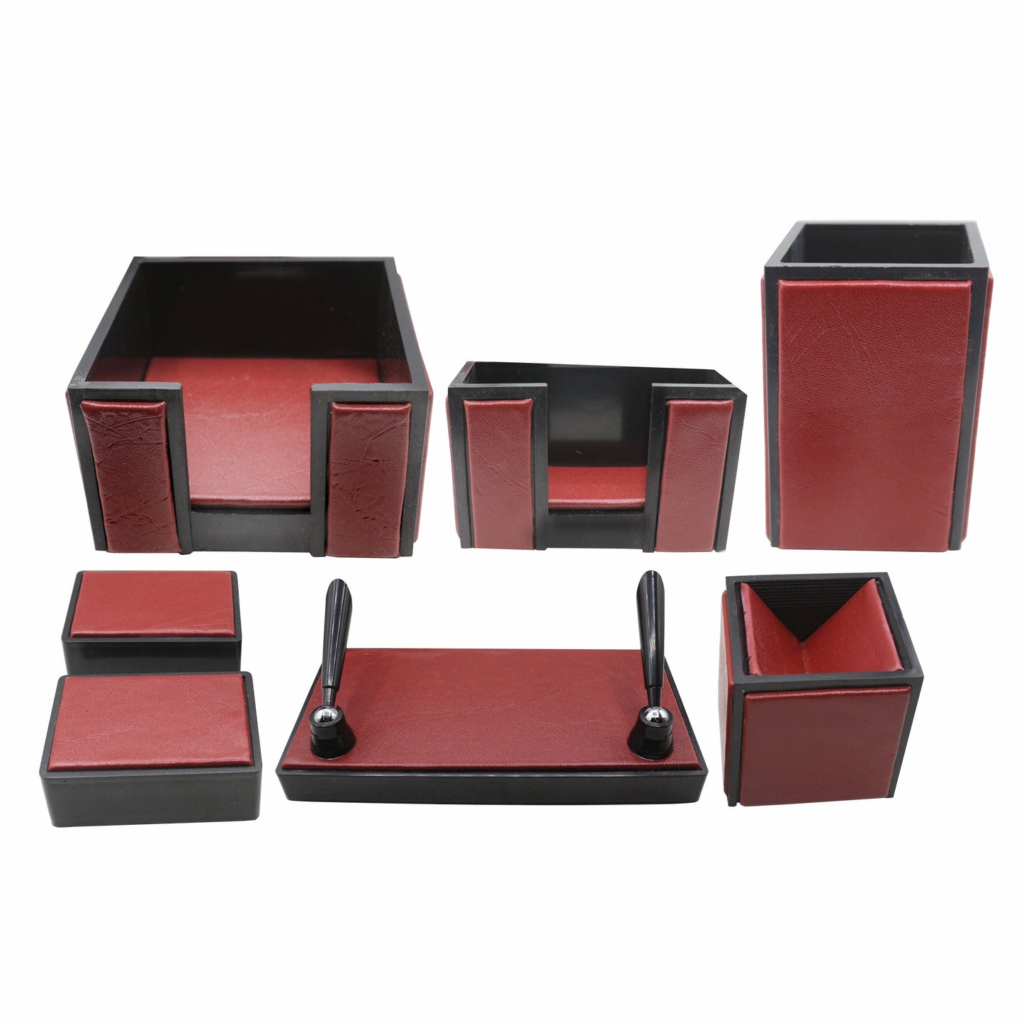 Senator Rexine Leather Desk Organizer 7pcs Set #20