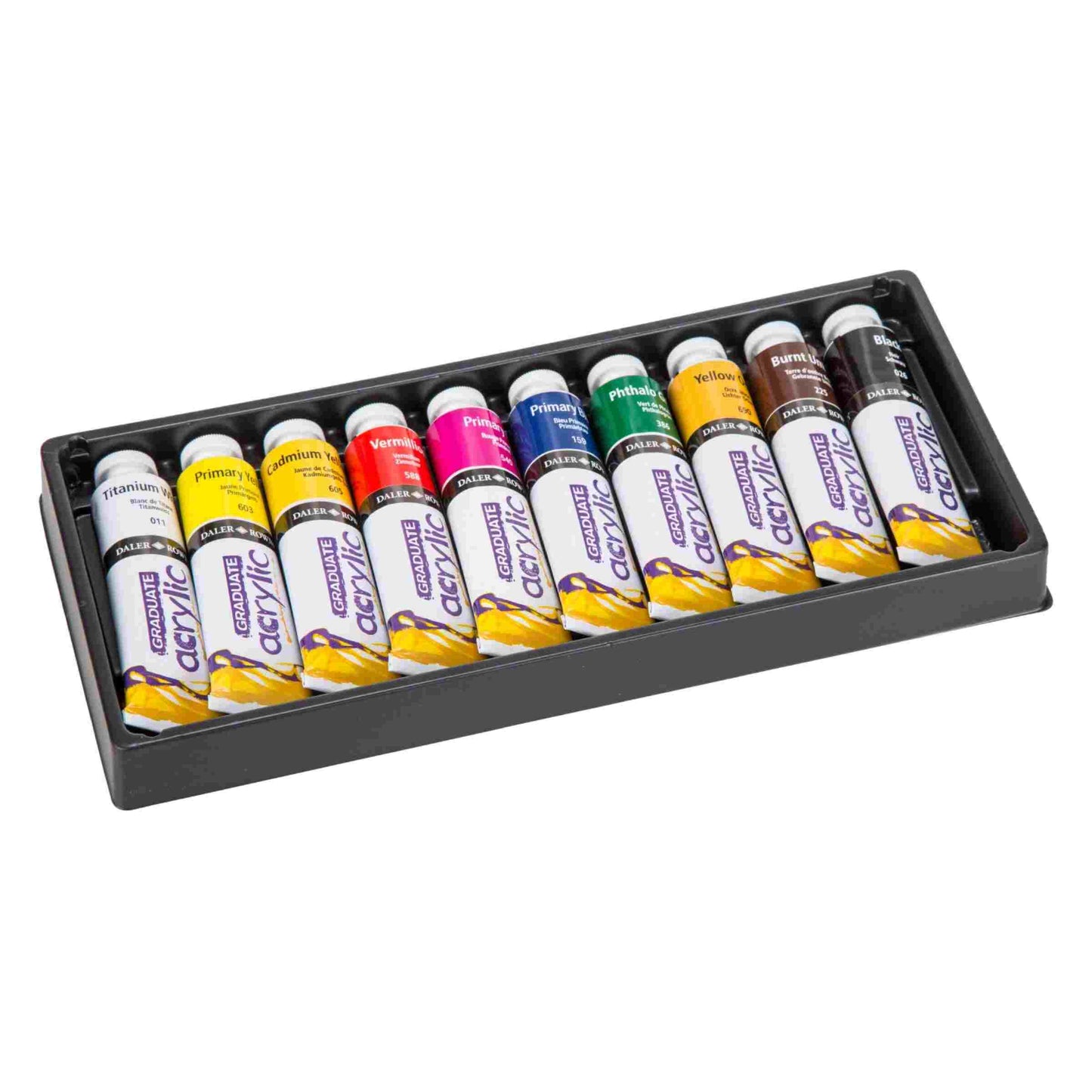 Daler Rowney Graduate Acrylic Paints 38ml Set of 10