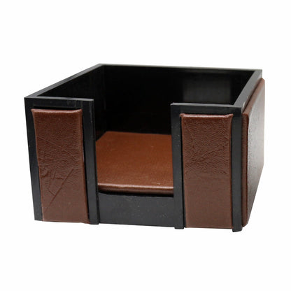 Senator Rexine Leather Desk Organizer 7pcs Set #20(Brown)