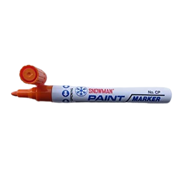 Snowman Paint Marker Round Tip Single Piece