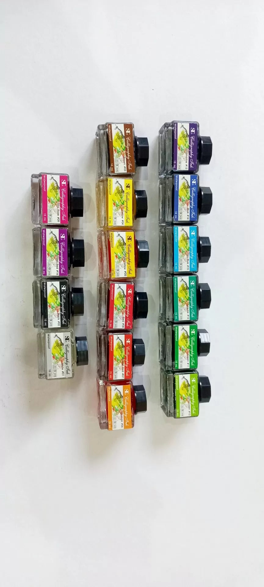 ST Waterproof Calligraphy Inks In 16 Colors  15ml