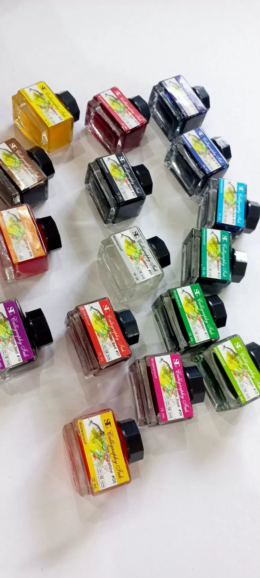 ST Waterproof Calligraphy Inks In 16 Colors  15ml