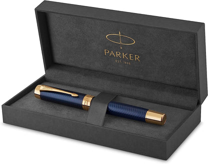 Parker Duofold Prestige Blue Chevron Fountain Pen