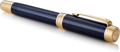 Parker Duofold Prestige Blue Chevron Fountain Pen