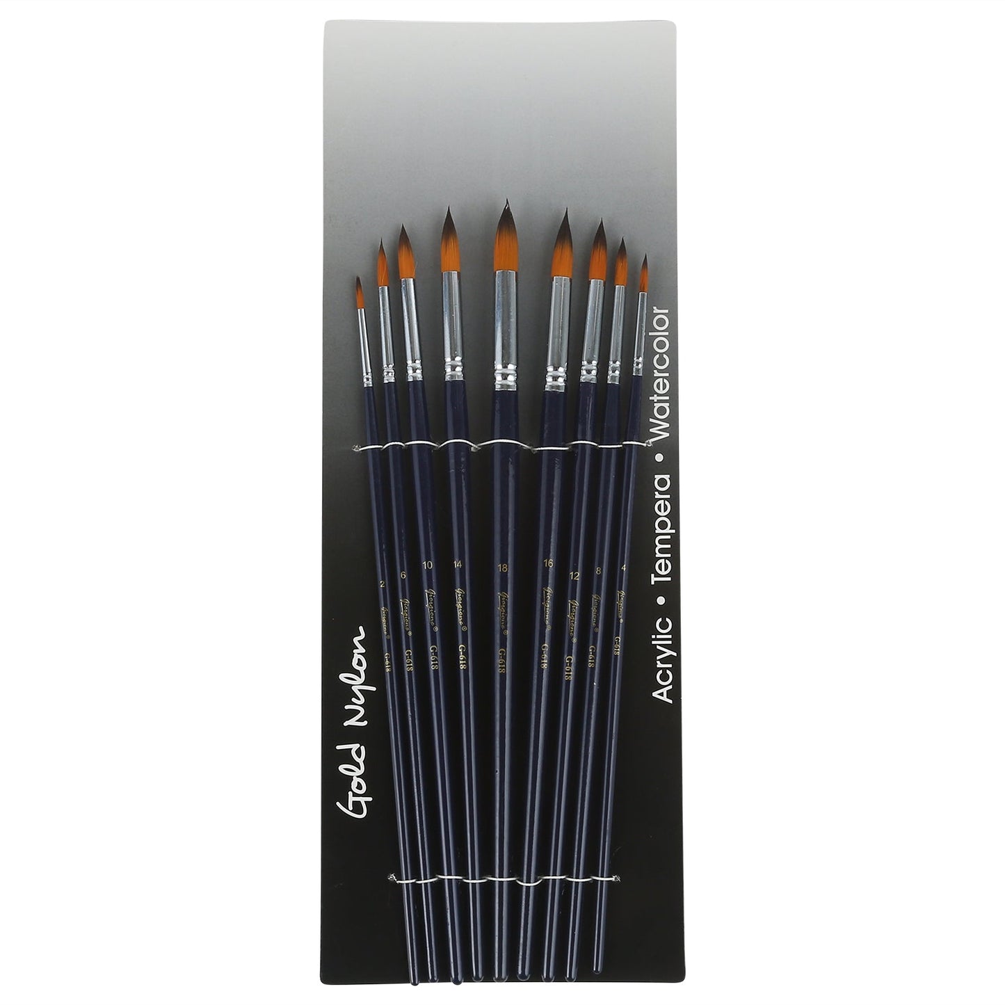 Giorgione Artist Round Brush Pack of 9