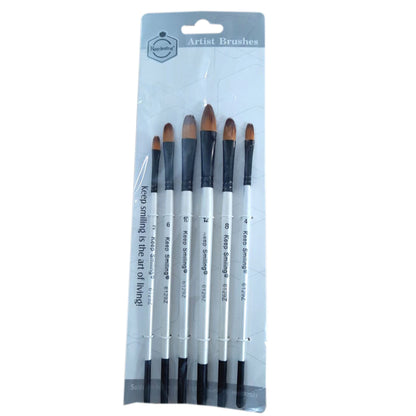   P Brush Glaze Mop #6129Z (6Pcs) Keep Smiling