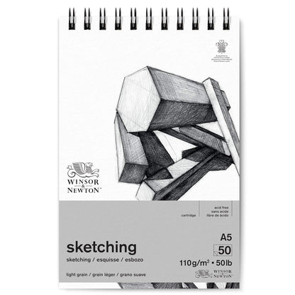 Winsor & Newton Light Grain Sketching Pad 110gsm 50 Sheets