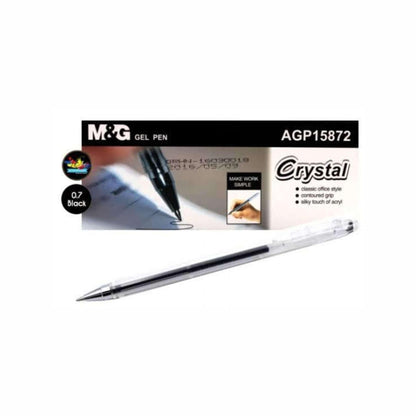 M&G Gel Pen Crystal0.7mm 1pc