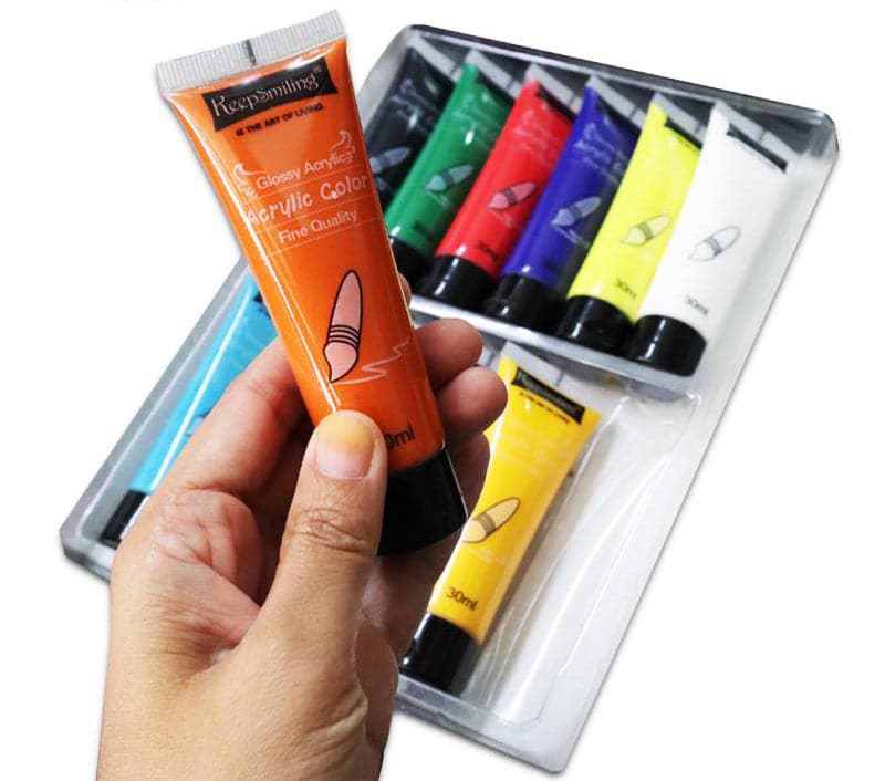 Keep Smiling Acrylic Paint Set 30ml Set of 12