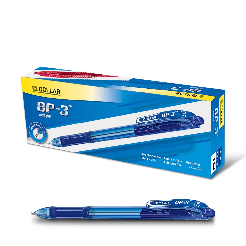 Dollar BP-3 Ball Point Pen Pack of 10