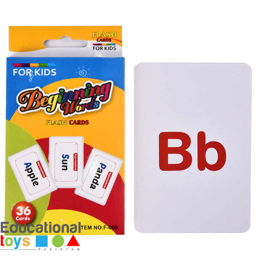 Beginning Words Flash Cards for Kids