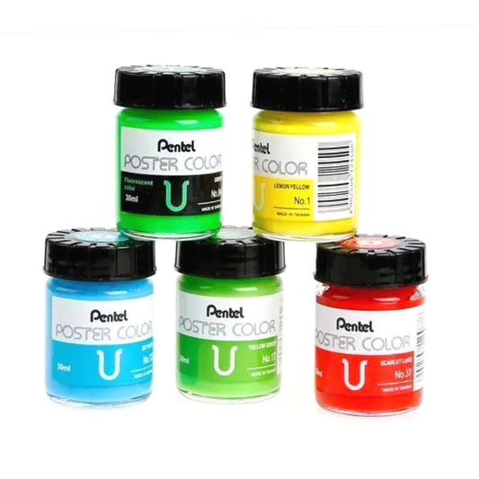 Pentel Poster Color 30ml Set of 6