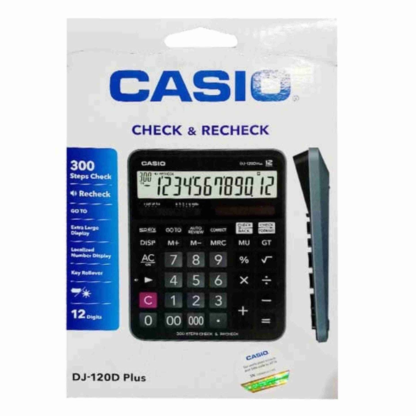 Casio Original Desktop Calculator Dj-120 Plus