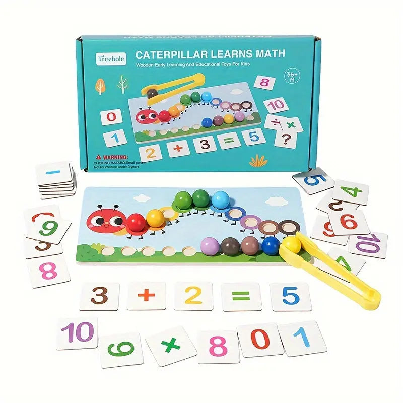 Caterpillar Science Math Early Educational Puzzle