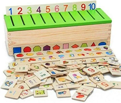 Children's Educational Toy Early Learning Knowledge Classification Box