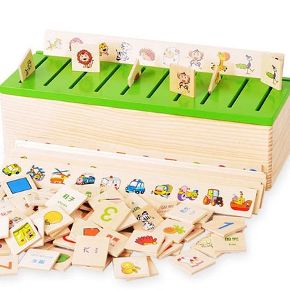 Children's Educational Toy Early Learning Knowledge Classification Box