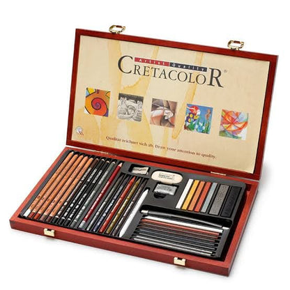 Cretacolor Wooden Ultimo Box Drawing Set Of 35 Pcs