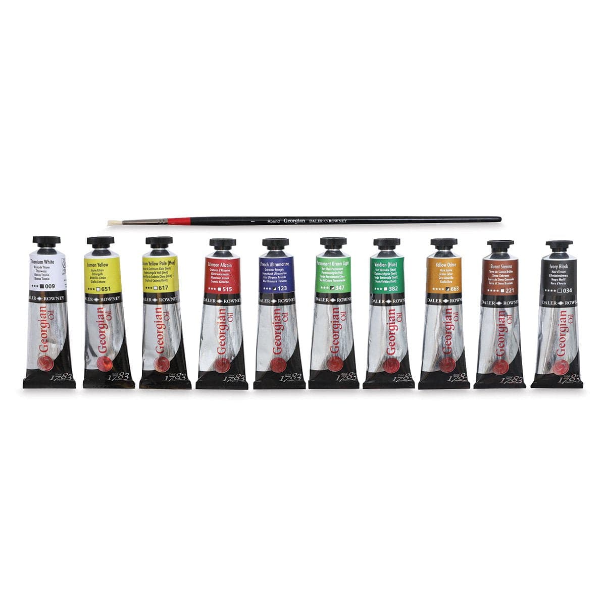 Daler Rowney Georgian Oil Paint Selection Set 38ml Set of 10