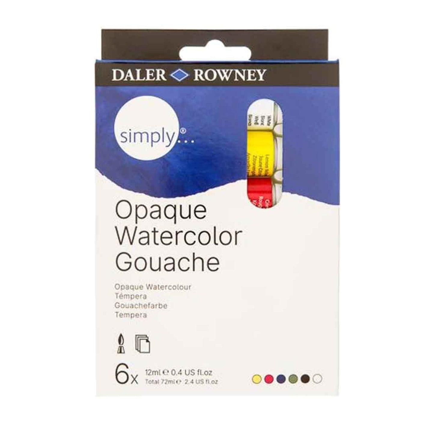 Daler Rowney Simply Gouache Tubes Set