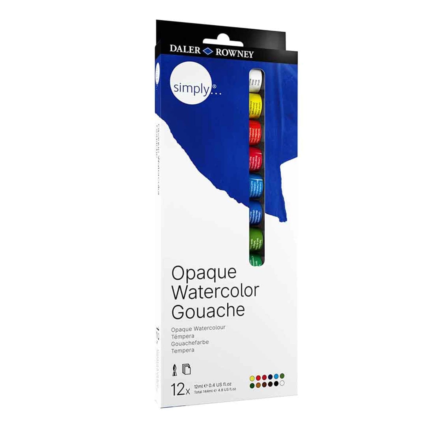 Daler Rowney Simply Gouache Tubes Set