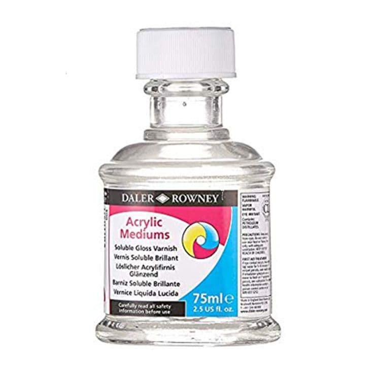 Daler Rowney Acrylic Medium Soluble Gloss Varnish 75ml