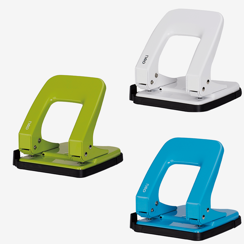 Deli Hole Punch Large 35 Sheets With Lock E0138