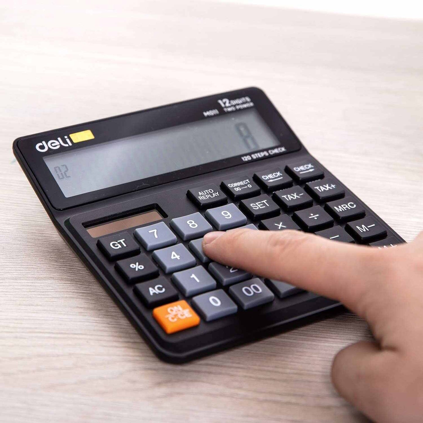 Deli 12 Digits Desktop Calculator EM01120