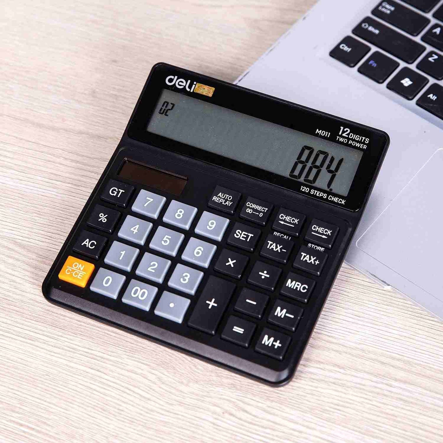 Deli 12 Digits Desktop Calculator EM01120