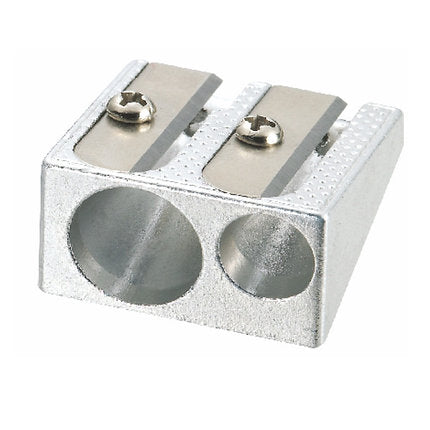 Deli Aluminum Two Hole Sharpener 39762