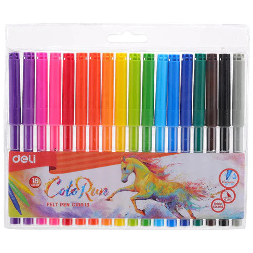 Deli Felt Pen Colors Set