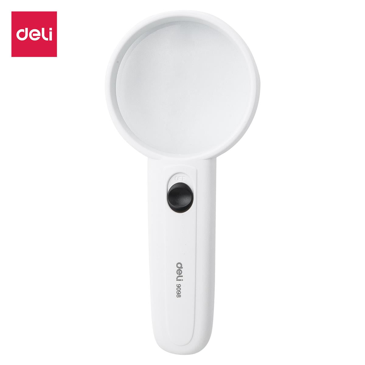 Deli Magnifying Glass 60mm with LED Light E9098