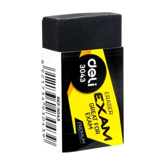 Deli Student Eraser Black E3043