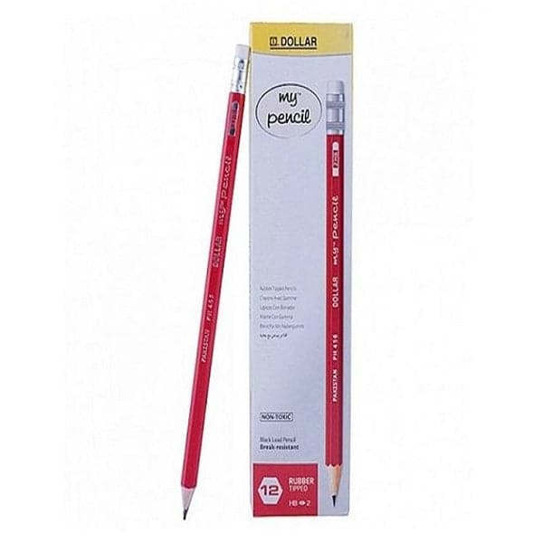 Dollar My Pencil with Eraser Pack of 12