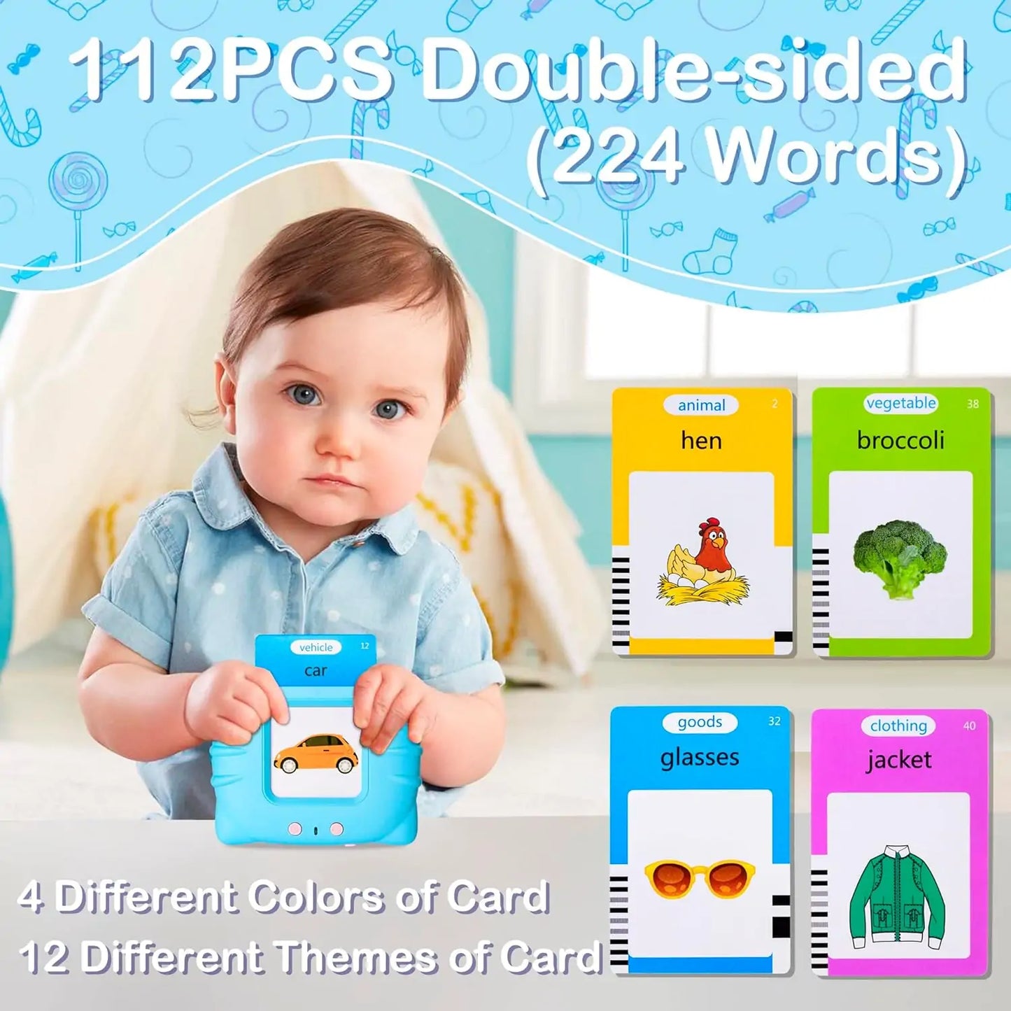 Early Learning Talking Educational Flash Cards