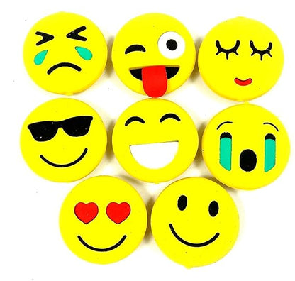 Emoji Eraser Lovely Smiling Face Cute Rubber for kids Pack of 4