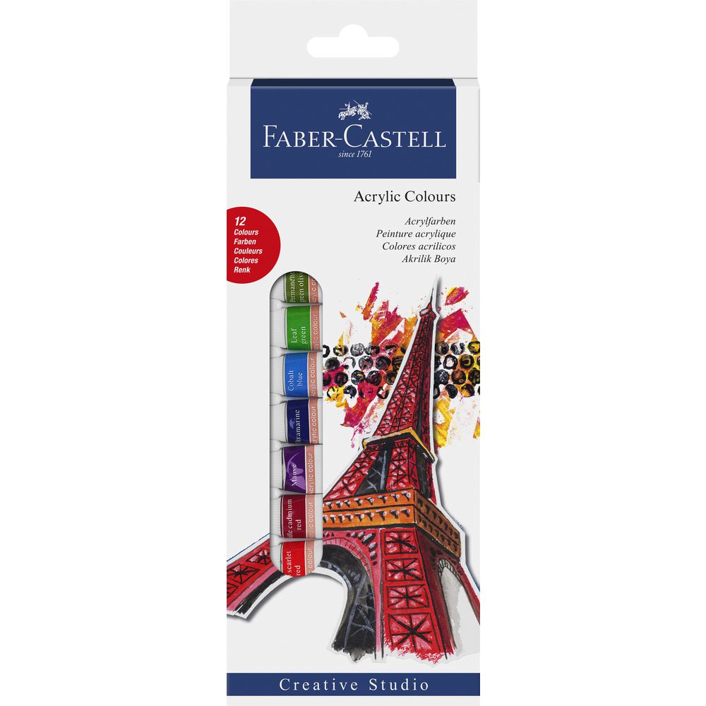 Faber Castell Acrylic Paints Set of 12