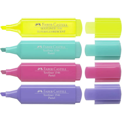 Faber Castell Textliner Highlighter 46 Pastel Shade Sets