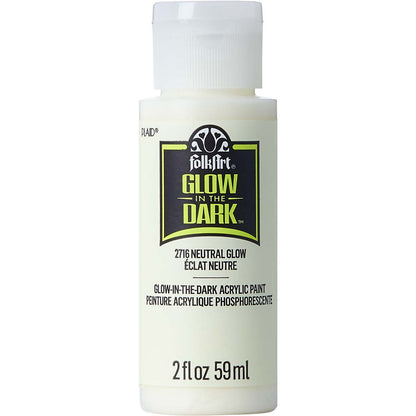 Folk Art Glow In Dark Acrylic Paint 59ml