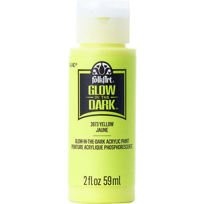 Folk Art Glow In Dark Acrylic Paint 59ml