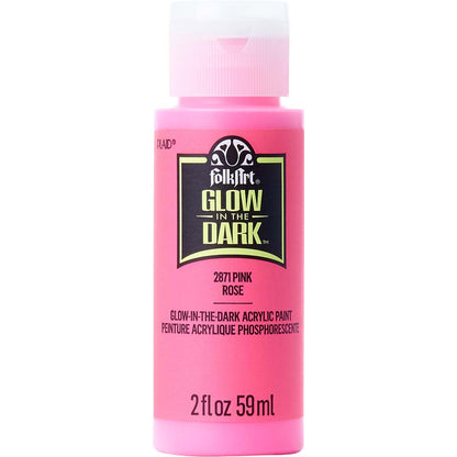 Folk Art Glow In Dark Acrylic Paint 59ml