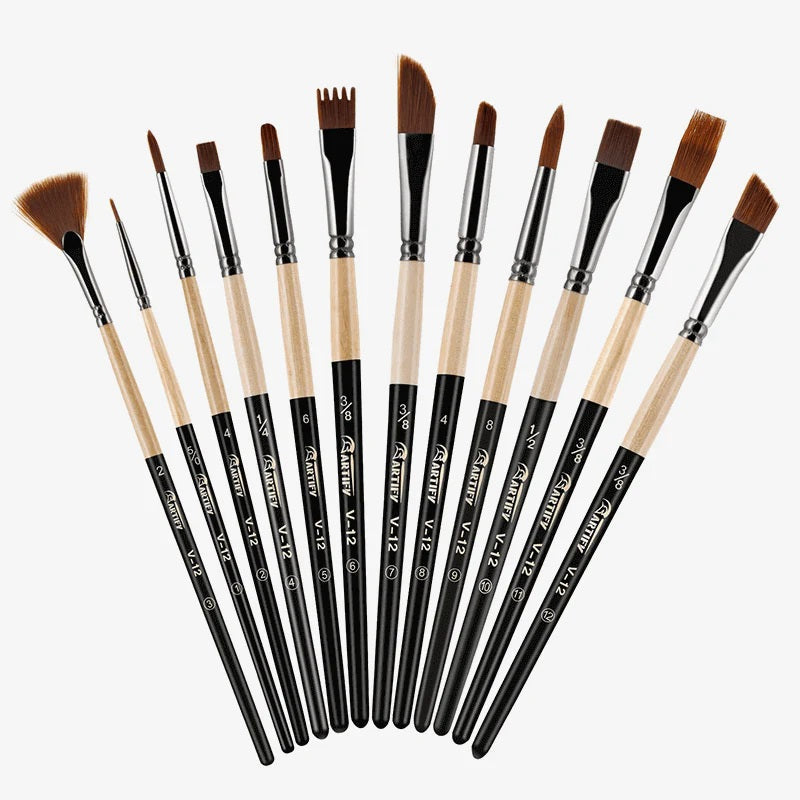 Giorgione Artist's Brush Set Pack 12