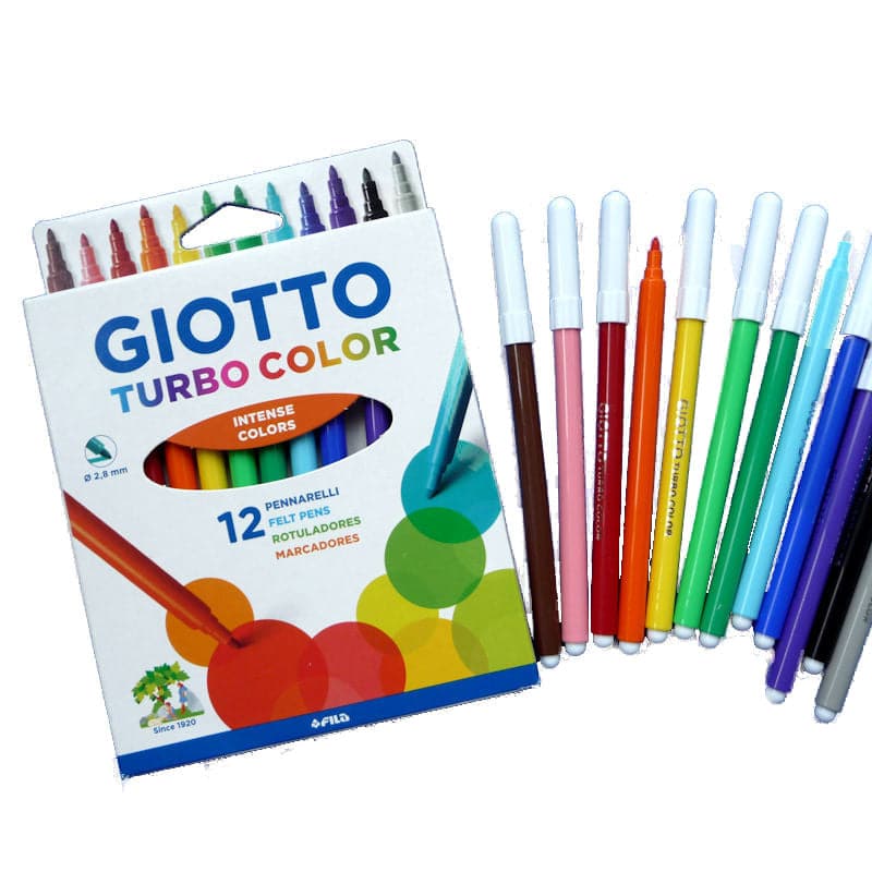 FILA Giotto Turbo Color Markers 12 pcs set