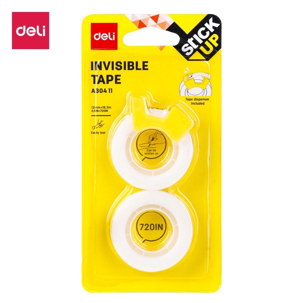 DELI Invisible Tape 12mm x 720in 30411