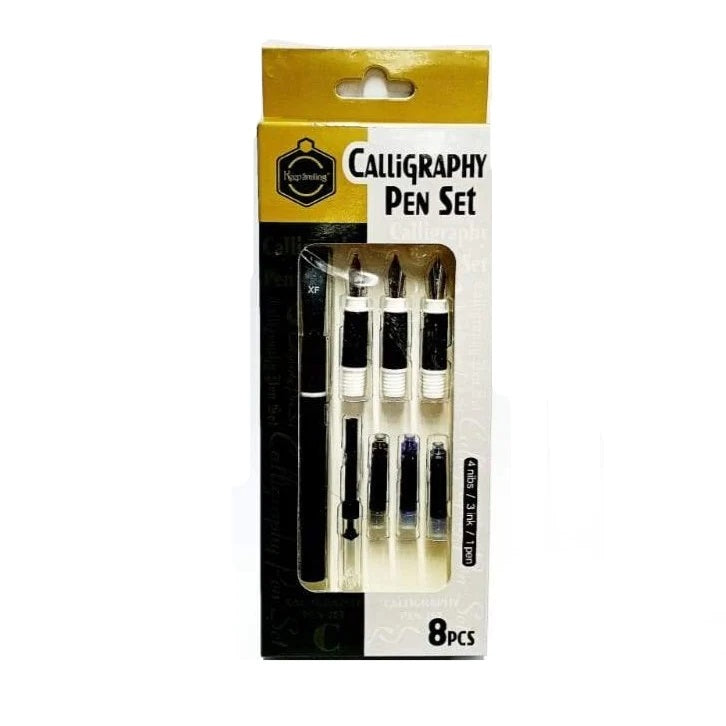 keep Smiling Calligraphy Pen Set