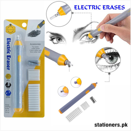 Keep Smiling Electric Eraser with 22 Refills