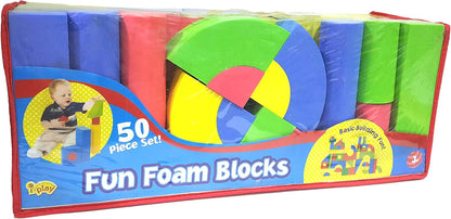 Kids Fun Foam Blocks 50pcs